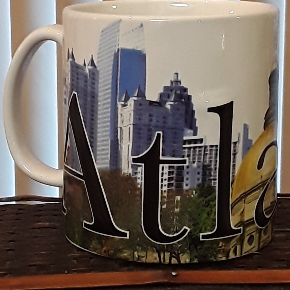 Americaware City of Atlanta Ceramic Coffee Tea Cocoa Soup Cider Mug Cup 18 oz